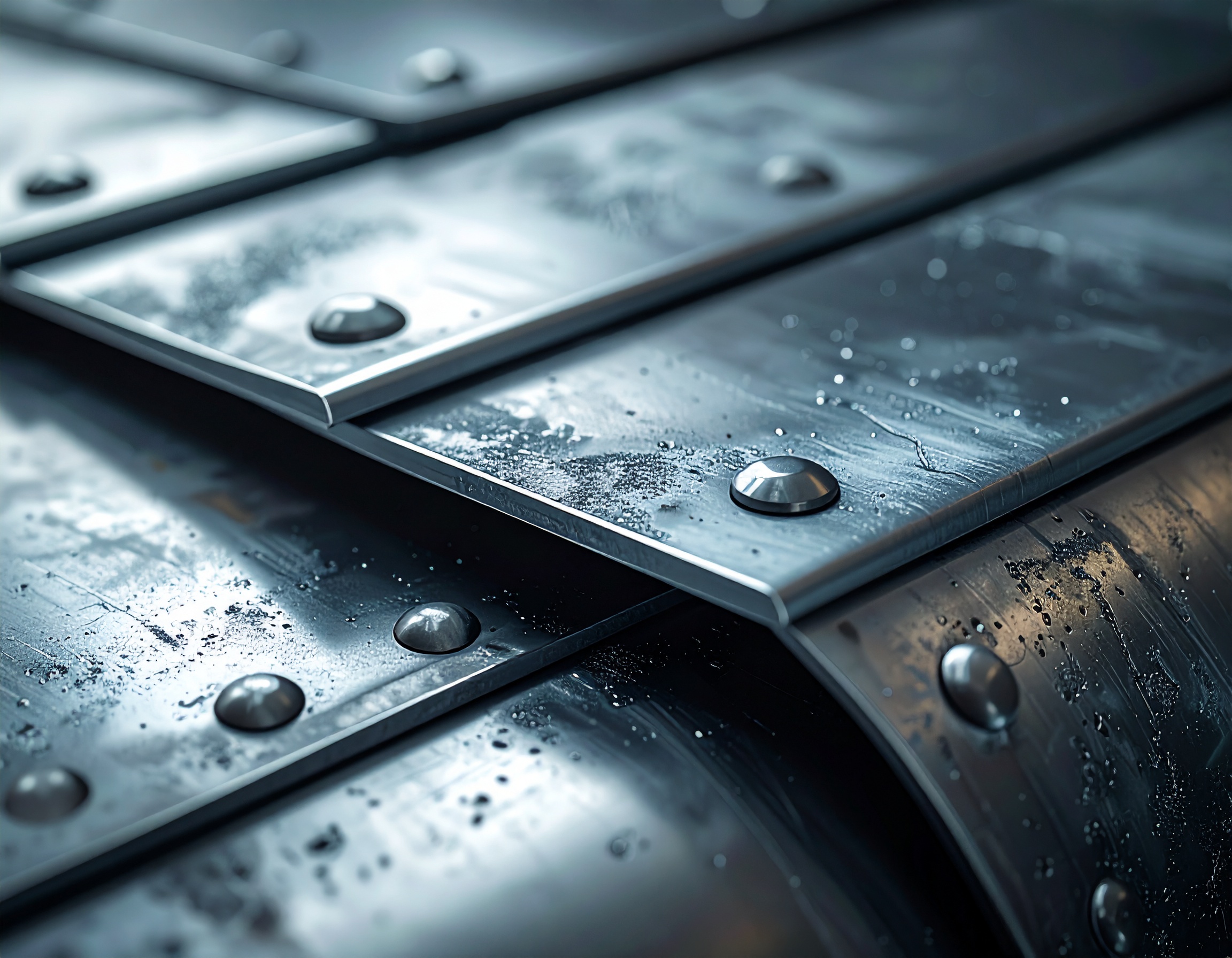 Detailarbeit Blechfalz